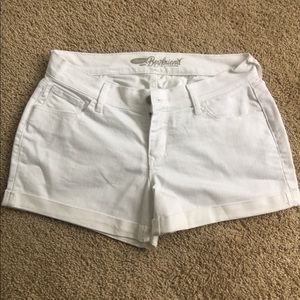 Old Navy Boyfriend White Jean Shorts